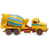 WIKING 068207 1:87 Betonmischer (Volvo N10) - maisgelb/hellblau von Wiking