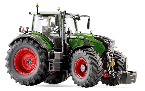 WIKING 077868 Fendt 728 Vario Modelltraktor, 1:32, Metall/Kunststoff, Ab 14 Jahre, Viele Funktionen, Wechselbare Räder, Motorhaube zum Öffnen, Inkl. Frontgewicht von Wiking