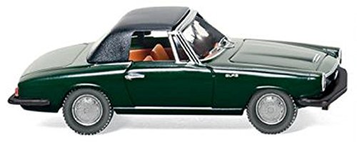 WIKING 018698 Glas 1700 GT Cabrio grün geschlossen Spur H0 1:87 von Wiking