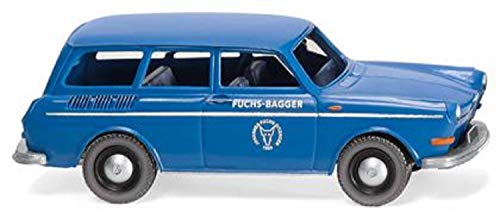 Wiking 004203 H0 VW 1600 Variant Fuchs mittelblau Kombi Spur HO 1:87 - Kein Spielzeug!! von Wiking