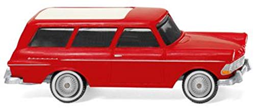 Wiking 007149 Opel Rekord ´61 Caravan rot - Miniaturmodell 1:87 von Wiking