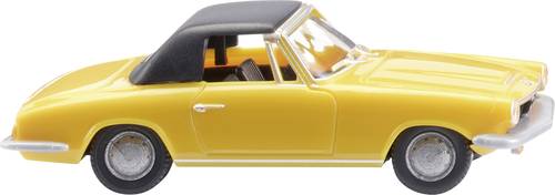 Wiking 018748 H0 PKW Modell BMW 1600 GT Cabrio, gelb von Wiking