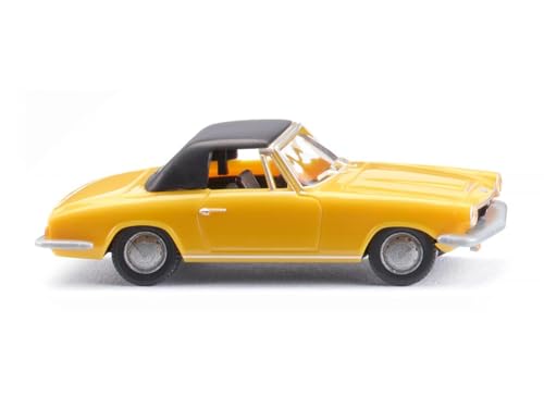 Wiking 018748 H0 PKW Modell BMW 1600 GT Cabrio, gelb von Wiking