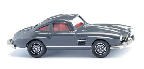 Wiking 0230 02 H0 PKW Modell Mercedes Benz 300 SL Coupé, eisengrau von Wiking