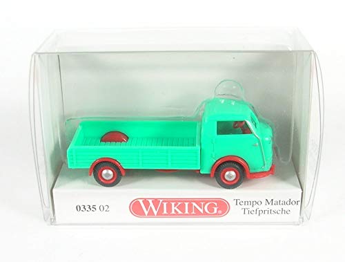 Wiking 033502 - Tempo Matador Tiefpritsche, türkis - Miniaturmodell 1:87 von Wiking