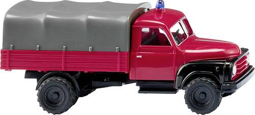 Wiking 034505 H0 Einsatzfahrzeug Modell Hanomag Feuerwehr L 28 Pritschen-Lkw von Wiking