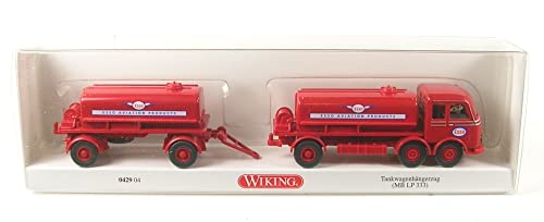 Wiking 042904 Mercedes LP 333 Tankwagenhängerzug 1958 Esso Aviation Products Spur H0 1:87 von Wiking