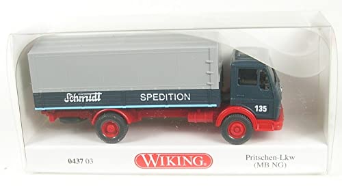 Wiking 043703 Mercedes Benz Pritschen-LKW MB NG Spedition Schmidt Spur H0 1:87 von Wiking