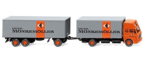 Wiking 045901 H0 Kofferlastzug MB 1638 grau orange Spur HO 1:87 Wiking 045901 H0 Kofferlastzug MB 1638 grau orange Spur HO 1:87 von Mercedes-Benz