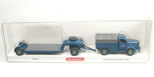 Wiking 049203 Tiefladehängerzug (MB L 5000) Spur H0 1:87 - Kein Spielzeug ! von Wiking