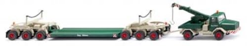 Wiking 049303 H0 LKW Modell Faun Tiefladehängerzug August Alborn von Wiking