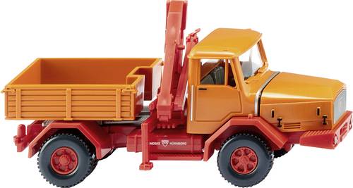 Wiking 049305 H0 LKW Modell Faun Schwerlastzugmaschine - gelborange von Wiking