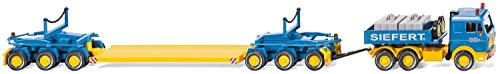 Wiking 050403 H0 Schwerlastzug Seifert blau orange Spur HO 1:87 MB 3850 von Wiking