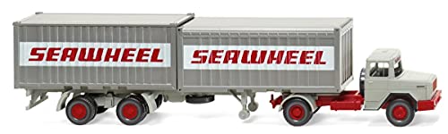 Wiking 052402 H0 LKW Modell Magirus Deutz Containersattelzug Seawheel von Wiking