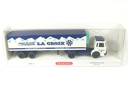 Wiking 052848 Kühlkoffersattelzug (Saviem) Lacroix - Miniaturmodell 1:87 - Kein Spielzeug!! von Wiking