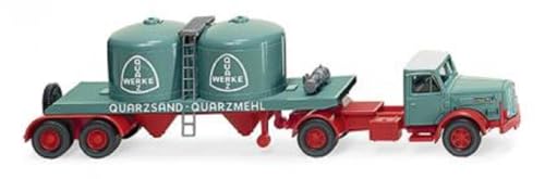 Wiking 053405 H0 LKW Modell Henschel Chemikaliensattelzug von Wiking