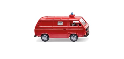 Wiking 060133 H0 Einsatzfahrzeug Modell Volkswagen T3 Feuerwehr Kastenwagen von Wiking