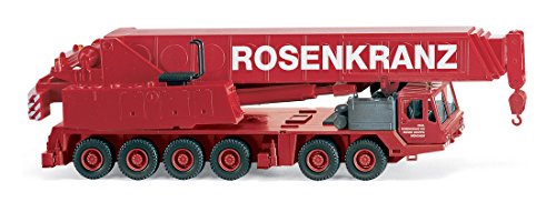 Wiking 063204 H0 Autokran Grove Rot Rosenkranz Sechsachser Spur HO 1:87 von Wiking