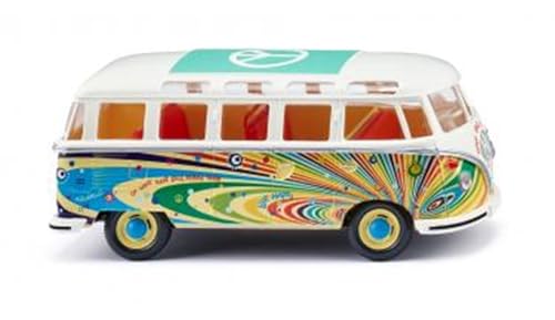 Wiking 076502 H0 Volkswagen T1 Sambabus Flower Power Miniaturmodell 1:40 Kein Spielzeug!! von Wiking