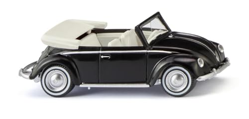 Wiking 0794 06 H0 PKW Modell Volkswagen Käfer 1200 Cabrio, schwarz von Wiking