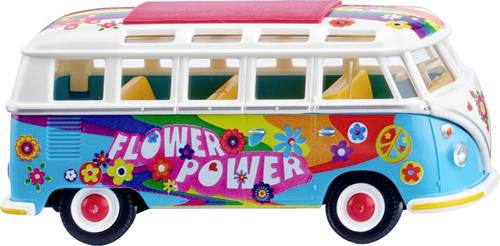 Wiking 079744 H0 PKW Modell Volkswagen T1 Sambabus Flower Power von Wiking