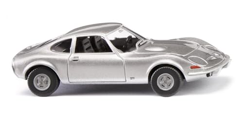 Wiking 080410 Opel GT, Silber-metallic Spur H0 1:87 von Wiking