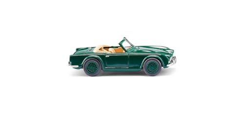 Wiking 081506 Triumph TR4 Cabrio offen moosgrün Spur H0 1:87 von Wiking