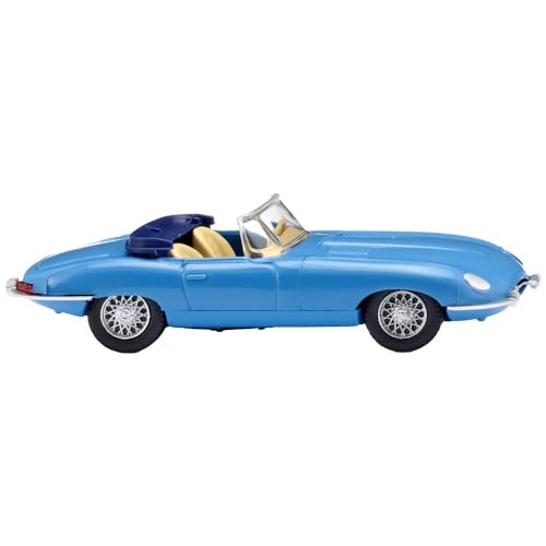 Wiking 081707 Jaguar 603 E-Type Roadster blau Spur H0 1:87 von Wiking