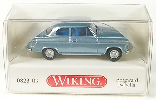 Wiking 082303 HO Borgward Isabella Limousine - eisblau met. Spur H0 1:87 von Wiking