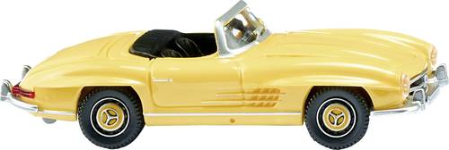 Wiking 083409 H0 PKW Modell Mercedes Benz 300 SL Roadster - gelb von Wiking