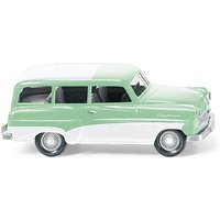 Wiking - Opel Caravan 1956, mintgrün mit weißem Dach von Wiking