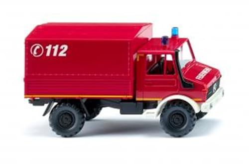 Wiking 086160 H0 Einsatzfahrzeug Modell Mercedes Benz Feuerwehr Unimog U 1700 L von Wiking