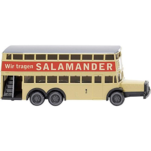 Wiking - Berliner Doppeldeckerbus D 38 "Salamander" - 1:160, Sammlerartikel, Erwachsene Sammler, Hobbyisten, Unisex, Modellauto, Bus-Modell von Wiking