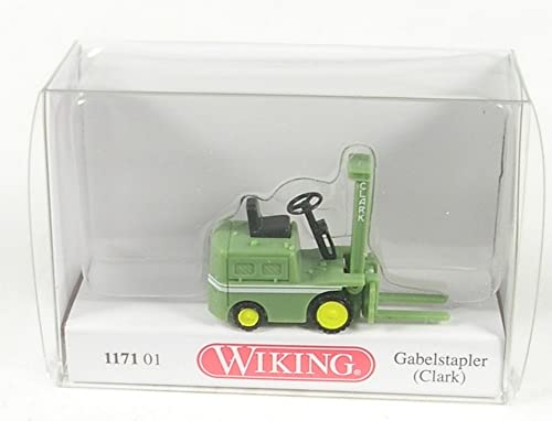 Wiking 117101 Gabelstapler Clark blassgrün Spur H0 1:87 von Wiking