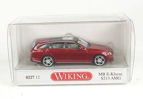 Wiking 22712 022712 H0 Mercedes Benz E-Klasse S213 AMG, Rot von Wiking