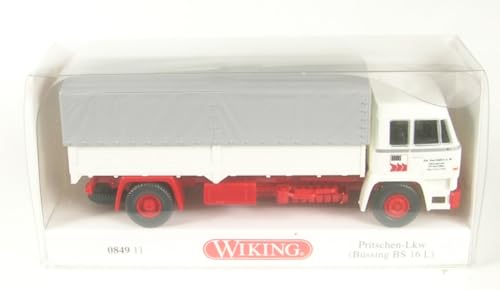 Wiking 084911 H0 Büssing BS 16 L Pritschen-LKW Gebr. Bruns (1971-1973) Spur HO 1:87 von Wiking