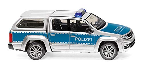 Wiking 031147 H0 Polizei VW Amarok GP Comfortline Spur HO 1:87 - Miniaturmodell - Kein Spielzeug!! von Wiking