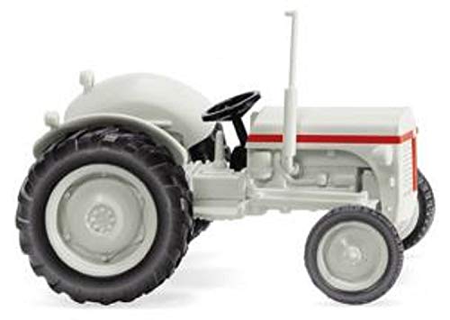 Wiking 089205 H0 Ferguson TE grauweiß mit rotem Streifen Trecker Traktor Spur HO 1:87 von Wiking