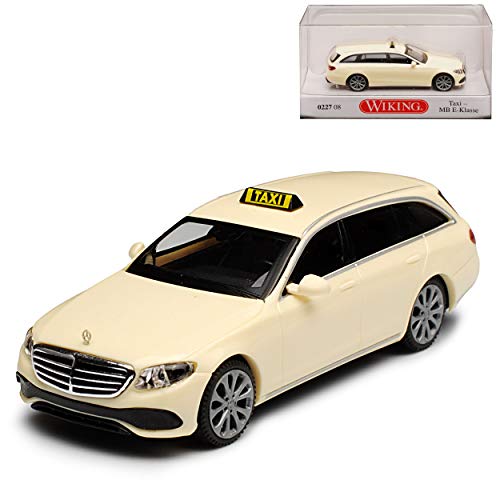 Wiking Mercedes-B E-Klasse S213 Taxi Kombi T-Modell Beige Ab 2016 H0 1/87 Modell Auto mit individiuellem Wunschkennzeichen von Wiking