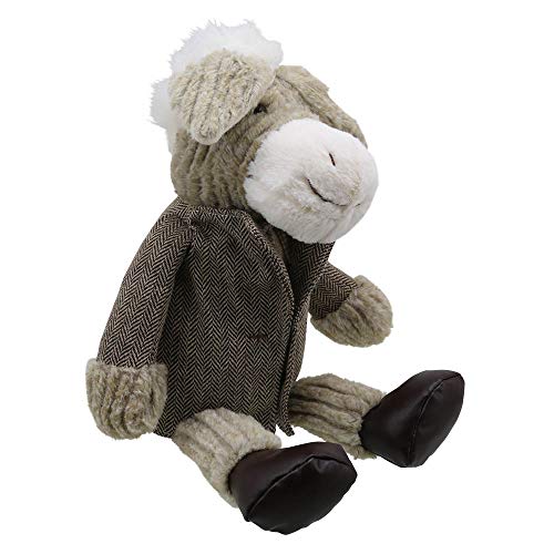 Wilberry Angekleidetes Tier Mr. Esel Plüschtier von The Puppet Company