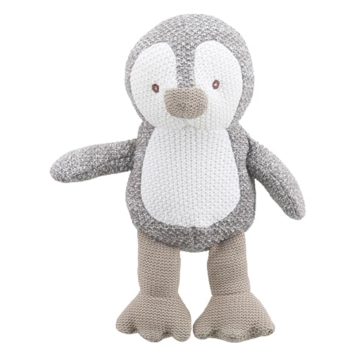 Wilberry Gestrickter Pinguin Plüschtier, WB004326 von The Puppet Company