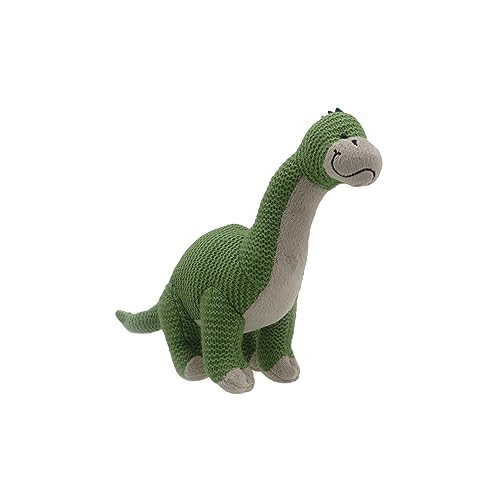 Wilberry - Knitted - Small Green Brontosaurus Dinosaur Soft Toy - WB004306 von Wilberry