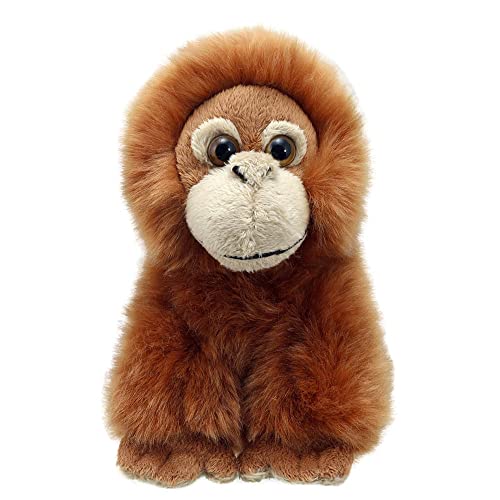 Wilberry Orang-Utan Mini-Plüschtier, 15 cm von The Puppet Company