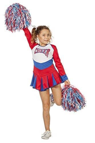 Cheerleader Kleid ohne Zubehör Gr. 128 von Wilbers