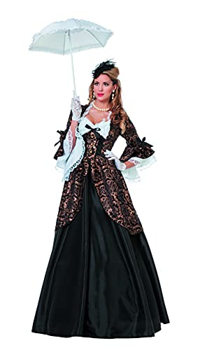 Marquise Kostüm Damenkostüme Damen Karneval Fasching Kleid Schwarz Braun Weiß von Wilbers