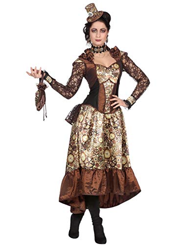 Wilbers Damen Kostüm Steampunk Kleid Karneval Fasching Gr.38 von Wilbers