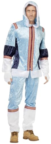 Wilbers Eskimo Kost?m Herrenkost?me Herren Karneval Fasching Jacke Hose Blau von Wilbers