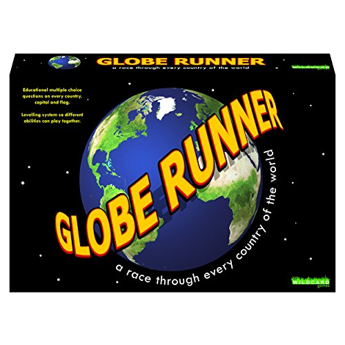 GLOBE RUNNER - A race through every country of the world game [UK-Import] von Wild Card Games