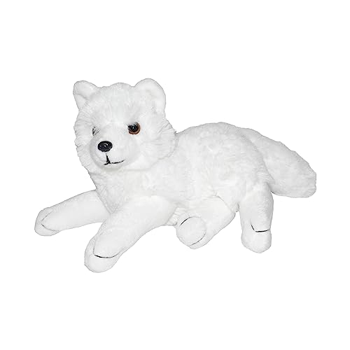 Wild Republic 12269 Plüsch Polarfuchs, Cuddlekins Kuscheltier, Plüschtier 20cm von WILD REPUBLIC