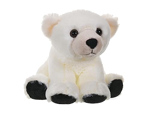 Wild Republic 10845 Cuddlekins Mini Eisbär Bär Plüsch, 20 cm, Weiß von WILD REPUBLIC